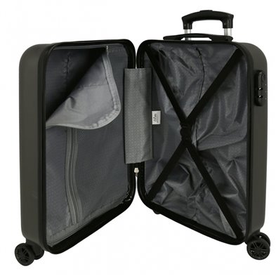 Maleta de Cabina Pepe Jeans Denim Star rígida 55cm gris