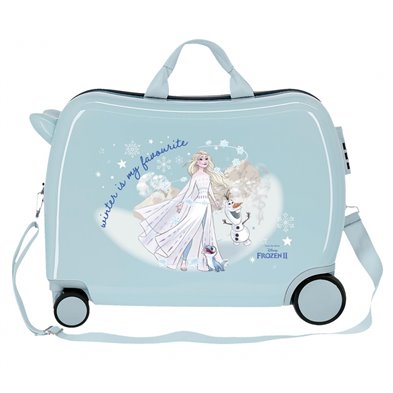Maleta infantil Frozen Winter is my favourite con ruedas multidireccionales Azul