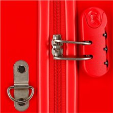 Maleta infantil 2 ruedas multidireccionales Cars LMQ Rojo