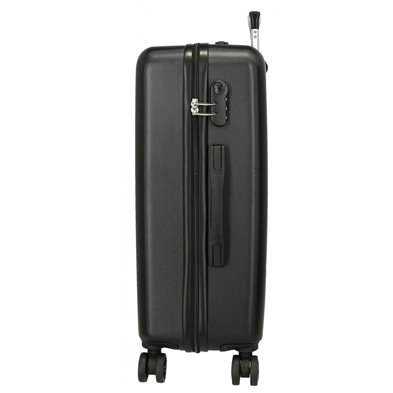 Maleta mediana Mikey Outline 65 cm Negro
