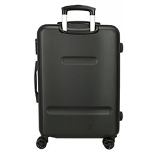 Maleta mediana Mikey Outline 65 cm Negro