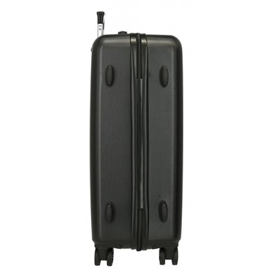Maleta mediana Mikey Outline 65 cm Negro