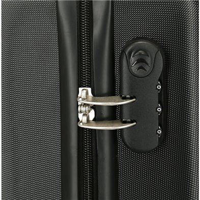 Maleta mediana Mikey Outline 65 cm Negro