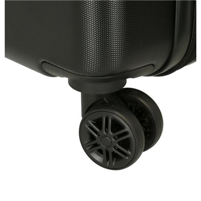 Maleta mediana Mikey Outline 65 cm Negro