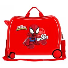 Maleta infantil 2 ruedas multidireccionales Go Spidey