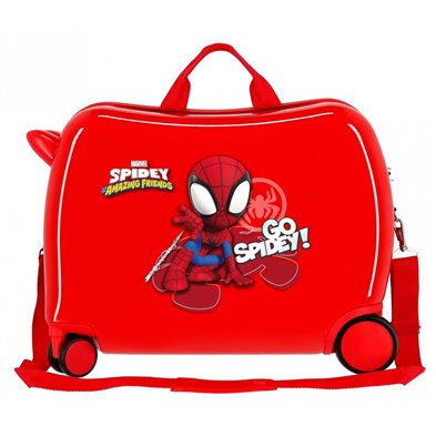 Maleta infantil 2 ruedas multidireccionales Go Spidey