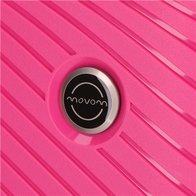 Maleta de cabina Movom Tokyo Fucsia rígida 55cm