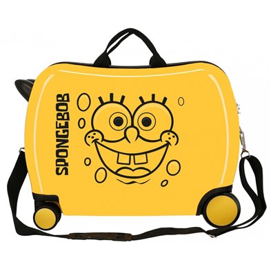 Maleta infantil 2 ruedas multidireccionales Sponge Bob