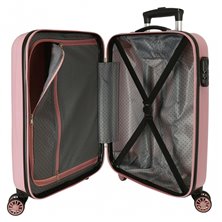 Maleta de Cabina Pepe Jeans Holi rígida 55cm rosa nude