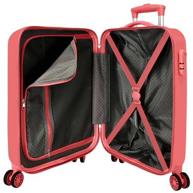 Maleta de cabina Aristocats Better Together rígida 55cm coral