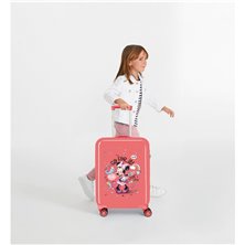 Maleta de cabina Minnie Loving Life rígida 55 cm coral