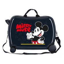 Maleta infantil 2 ruedas multidireccionales Mickey Mouse Fashion Marino