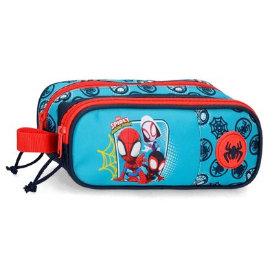 Estuche Spidey Team Dos Compartimentos