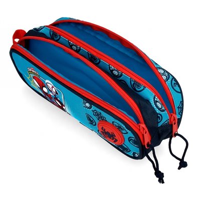 Estuche Spidey Team Dos Compartimentos