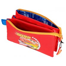 Estuche Cars Rusteze Lightyear tres Compartimentos