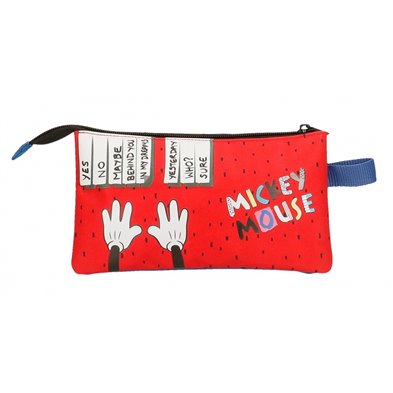 Estuche Mickey Colour Mayhem Tres compartimentos