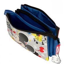 Estuche Mickey Colour Mayhem Tres compartimentos