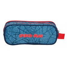 Estuche Spiderman Denim Dos Compartimentos