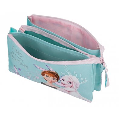 Estuche Frozen Memories Tres Compartimentos