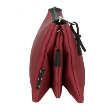 Estuche tres compartimentos Pepe Jeans Aris Evergreen Rojo Oscuro