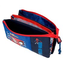 Estuche Spiderman Hero tres Compartimentos