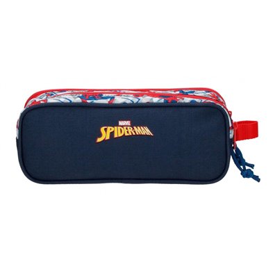 Estuche Spiderman Hero Dos Compartimentos