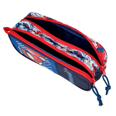 Estuche Spiderman Hero Dos Compartimentos