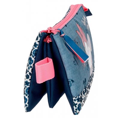 Estuche Minnie Make it Rain Bows Tres Compartimentos