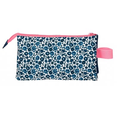 Estuche Minnie Make it Rain Bows Tres Compartimentos