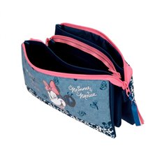 Estuche Minnie Make it Rain Bows Tres Compartimentos