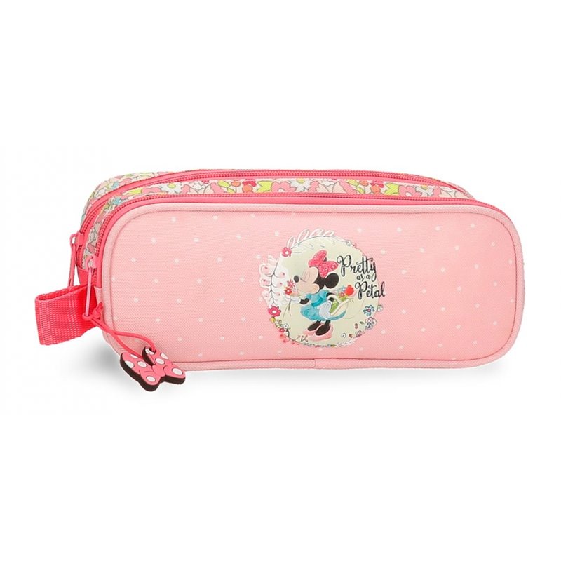 Estuche Minnie Florals dos compartimentos