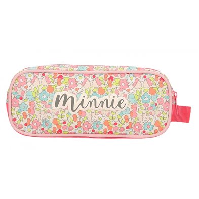 Estuche Minnie Florals dos compartimentos