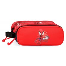 Estuche Go Spidey Dos Compartimentos