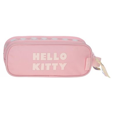 Estuche Hello Kitty Wink Dos Compartimentos