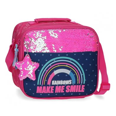 Bolsa Térmica Porta Alimentos Movom Glitter Rainbow
