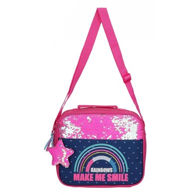 Bolsa Térmica Porta Alimentos Movom Glitter Rainbow