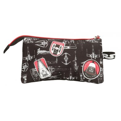 Estuche Star Wars Space mission Tres compartimentos