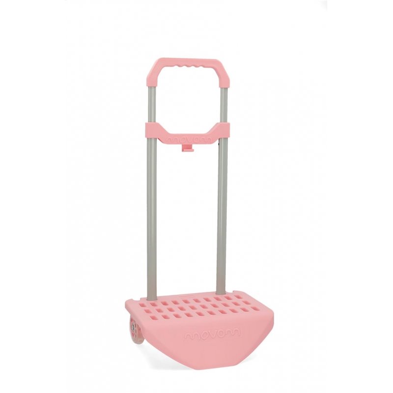 Carro Escolar Movom Logo Rosa Claro