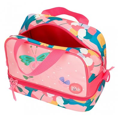 Bandolera Porta Alimentos Roll Road Precious Flower Adaptable