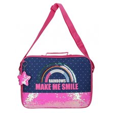 Cartera Escolar Movom Glitter Rainbow