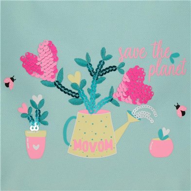 Cartera Escolar Movom Flower Pot