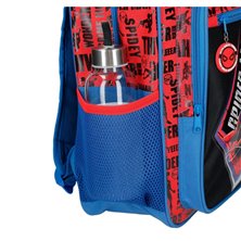 Mochila Preescolar Spiderman Great Power 28cm adaptable a carro