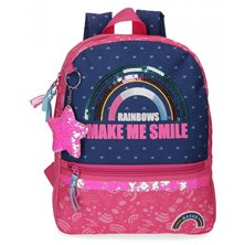 Mochila Pequeña Movom Glitter Rainbow