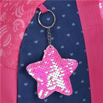 Mochila Pequeña Movom Glitter Rainbow