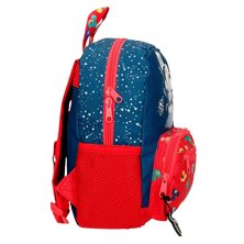 Mochila Preescolar 28cm Mickey on The Moon