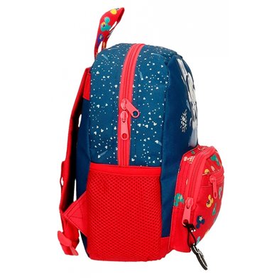 Mochila Preescolar 28cm Mickey on The Moon