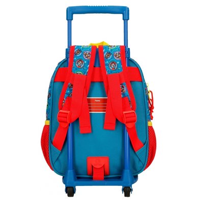 Mochila Preescolar Patrulla Canina Always Heroic 28cm con carro