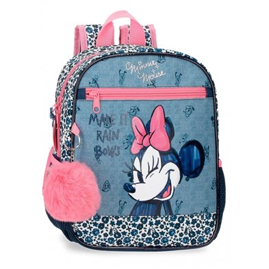Mochila Preescolar Minnie Make it Rain bows 28cm