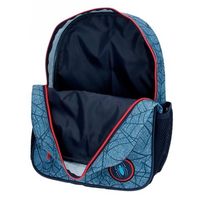 Mochila Spiderman Denim 33cm