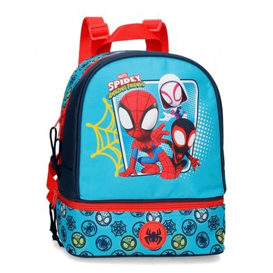 Mochila Spidey Team 28cm con portamerienda